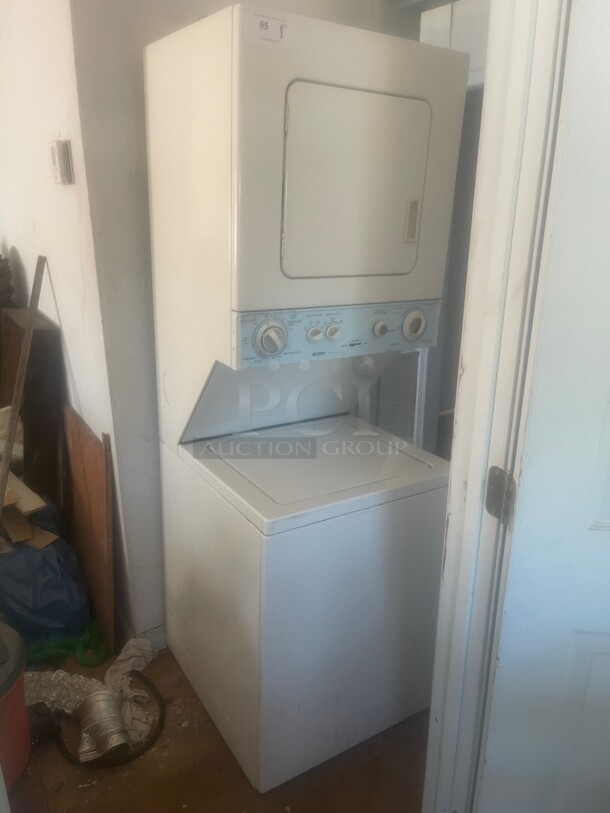 Working! Commercial Heavy Duty Washer and Dryer Combo 220 Volt Tested and Working! - Image 1 of 10