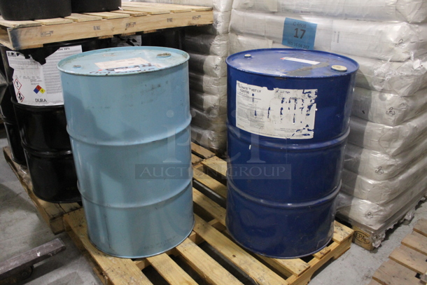 ALL ONE MONEY! PALLET LOT of 2 Barrels; Tolonate HDT LV and Momentive Silquest. BUYER MUST REMOVE. - Image 1 of 9
