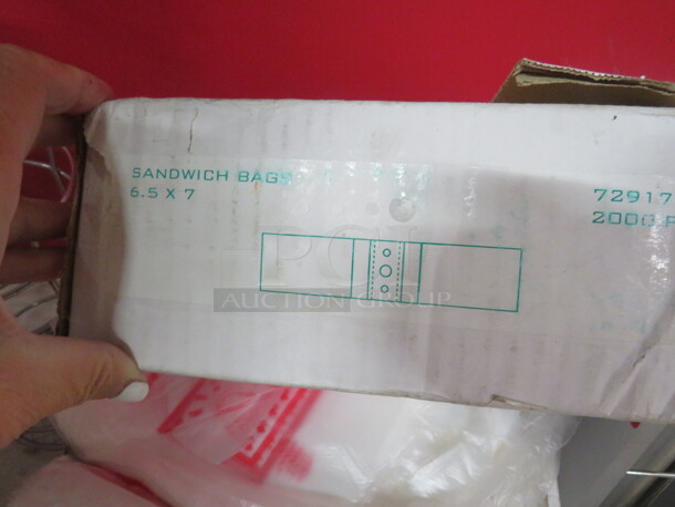 One Lot Of Assorted Size Plastic Bags - Image 1 of 3