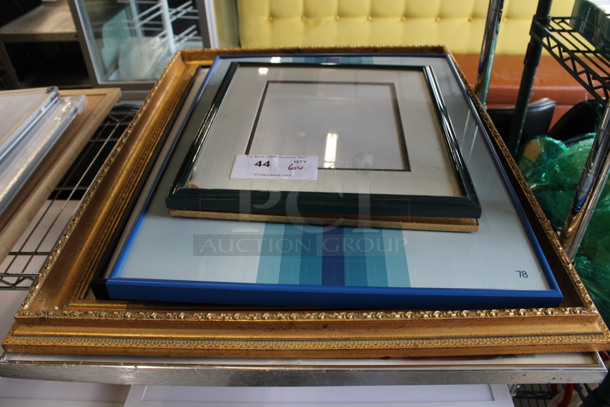 6 Various Frames. Includes 18x1x24. 6 Times Your Bid!