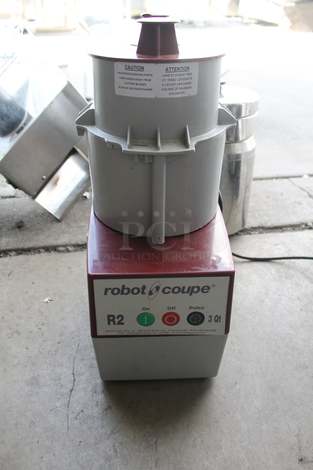 Robot Coupe R2B Metal Commercial Food Processor. 120 Volts, 1 Phase. Tested and Does Not Power On - Image 1 of 3