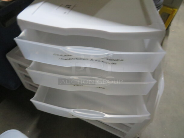 One 3 Drawer Poly Organizer. - Image 1 of 1