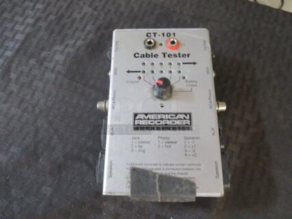 One American Recorder Cable Tester. #CT-101
