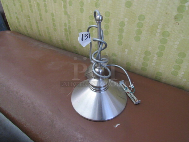 Stainless Steel Pendant Light. 3XBID - Image 2 of 2