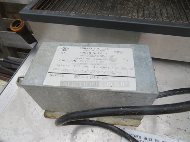 One Cornelius 8 Flavor Soda Dispenser With Ice Well, And Keys. 25X25X55.5 - Image 3 of 3