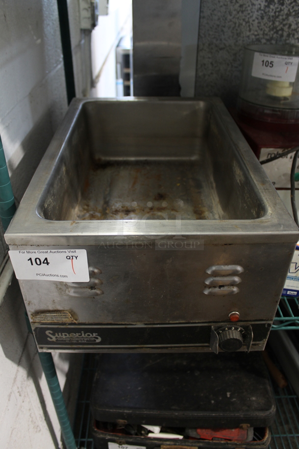 American Permanent Ware CW-2A Stainless Steel Commercial Countertop Food Warmer. 120 Volts, 1 Phase. Tested and Working! - Image 1 of 4