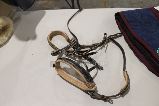 ALL ONE MONEY! Black Leather G Passier and Son PS-BAUM Size 17.5 Saddle, Lammfelle Saddle Pad w/ Case and Rhinestone Bridle and Logic Girth! - Image 7 of 12