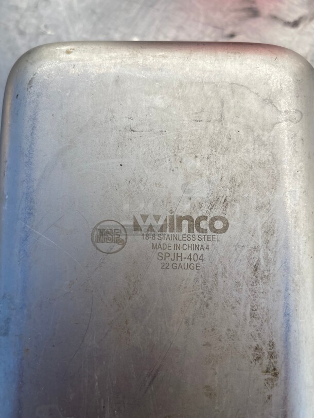 Winco SPJH-402 Quarter Size Steam Pan, Stainless Steel NSF
11x7x5  - Image 7 of 7