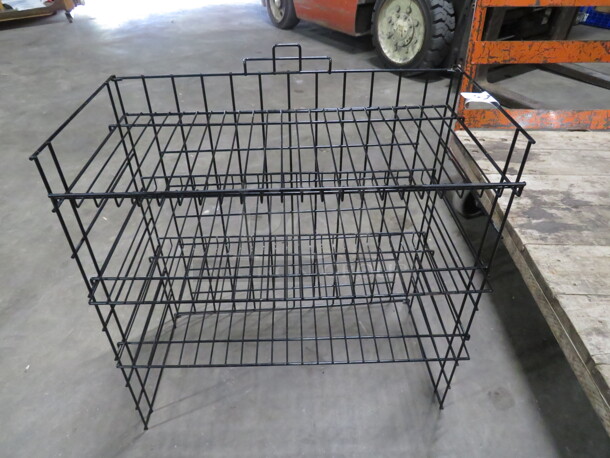 One Metal Stand With 3 Shelves. 24X14X25 - Image 1 of 1