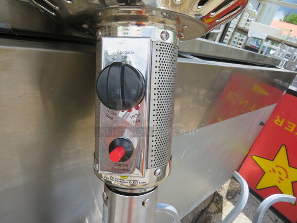 One Propane Patio Heater. #HSS A SS.  - Image 2 of 3