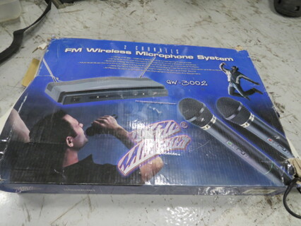 One FM Wireless Microphone 2 Channel System. #GW-3002.