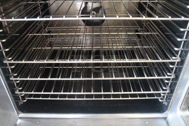 2 2012 Garland MCO-GS-10S Master 200 Stainless Steel Commercial Natural Gas Powered Full Size Convection Oven w/ View Through Doors, Metal Oven Racks and Thermostatic Controls. 60,000 BTU. 2 Times Your Bid! - Image 6 of 11