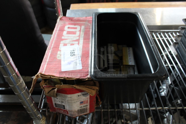 ALL ONE MONEY! Lot of Box and Drop In Bin of Staples! - Image 1 of 4