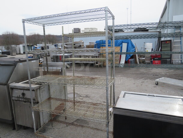 One Metro Shelf With 5 Shelves. 48X18X75 - Image 1 of 1