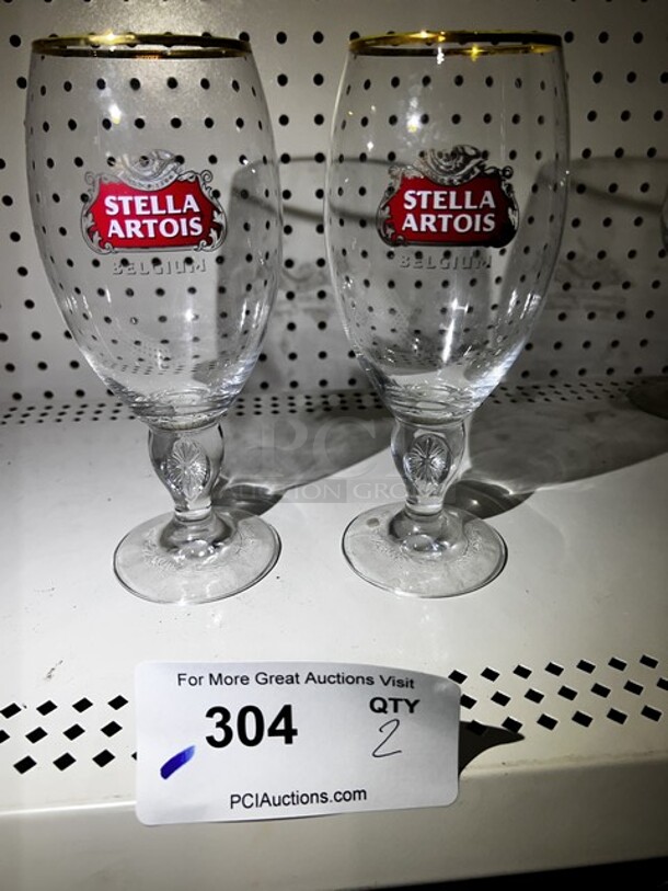 Stella Artois Wines Glasses (2) - Image 1 of 2