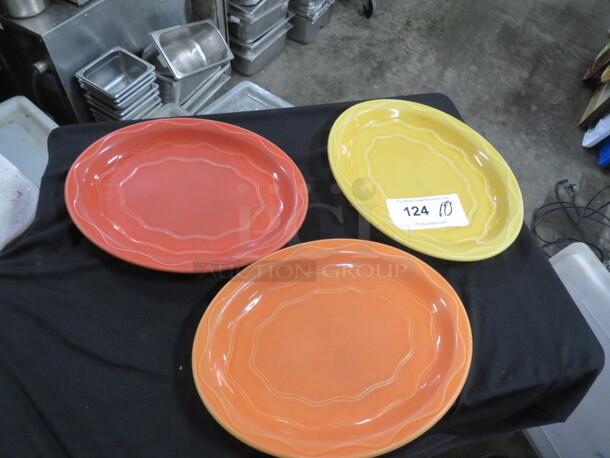 11.5 Inch Assorted Color Platter. 11XBID. - Image 2 of 2
