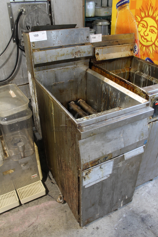 Stainless Steel Commercial Floor Style Deep Fat Fryer. - Image 2 of 5
