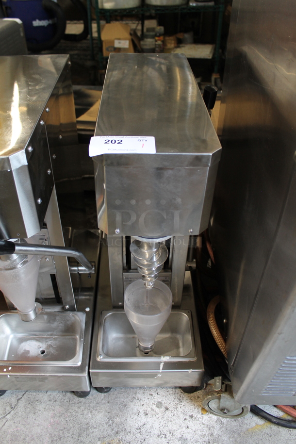 Vevor BJB7150T Stainless Steel Commercial Countertop Frozen Yogurt / Ice Cream Milkshake Mixer. 110 Volts, 1 Phase. Tested and Working! - Image 1 of 3