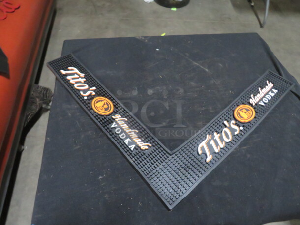 One Titos Corner Bar Mat. - Image 1 of 1