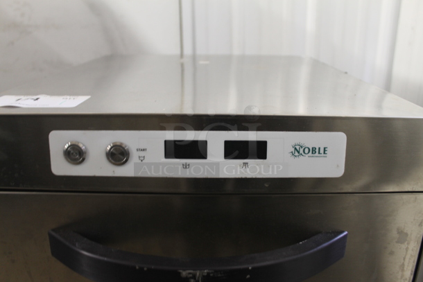 BRAND NEW SCRATCH AND DENT! 2022 Noble Commercial Stainless Steel  Warewashing Machine With 2 Dish Crates. 230V - Image 3 of 12