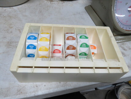 One Lot Of Daily Stickers And Holder.