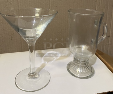 Assorted Glass and Bar Ware