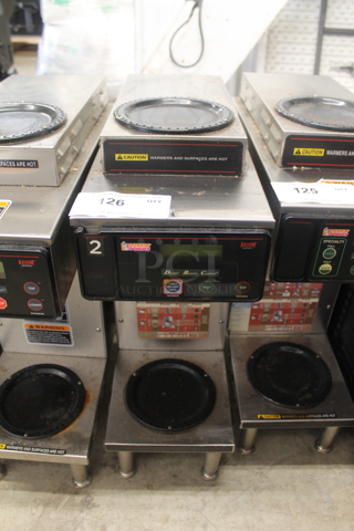 Bunn AXIOM-35-2 Stainless Steel Commercial Countertop 2 Burner Coffee Machine. 120/208-240 Volts, 1 Phase.
