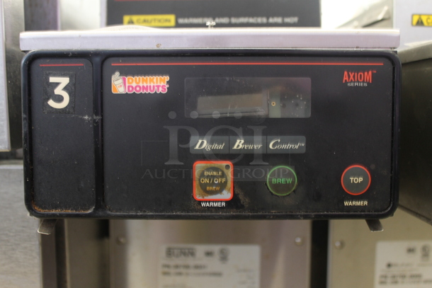 2013 Bunn AXIOM-35-2 Stainless Steel Commercial Countertop 2 Burner Coffee Machine. 120/208-240 Volts, 1 Phase. - Image 3 of 5