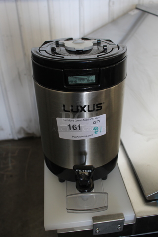 Fetco Luxus L4S-10 Stainless Steel Hot Beverage Satellite Server.