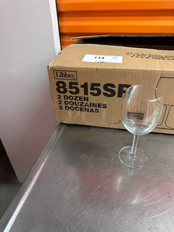 New! Libbey 8515SR Bristol Valley 13.5 oz. Heavy Duty Customizable Round Red Wine Glass NSF  - Image 2 of 6