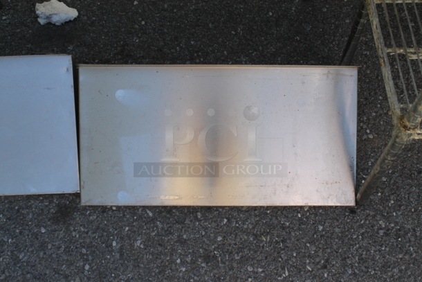 3 Various Stainless Steel Shelves. 3 Times Your Bid! - Image 2 of 4