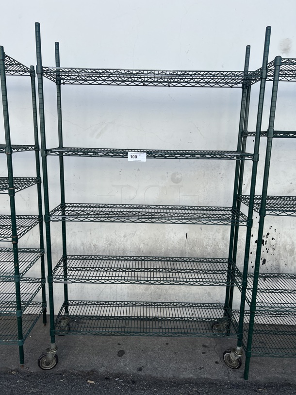 NSF Green Epoxy 71" Racks Contains 5 Shelves
71 x 14 x 48 - Image 1 of 1