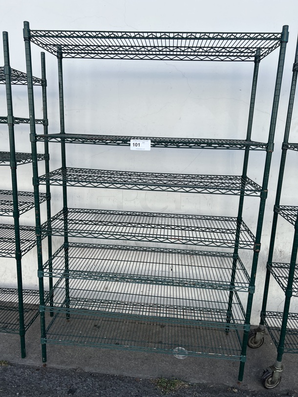NSF Green Epoxy 74" Racks Contains 7 Shelves
74 x 18 x 14 - Image 1 of 1