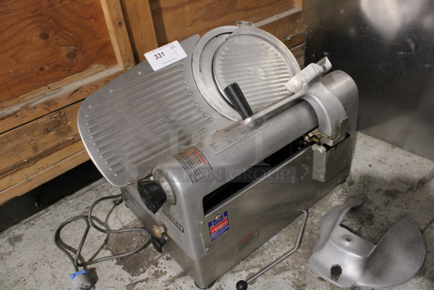 Hobart Model 1712 Stainless Steel Commercial Countertop Automatic Meat Slicer. 115 Volts, 1 Phase. 26x21x26. Tested and Working! - Image 4 of 8