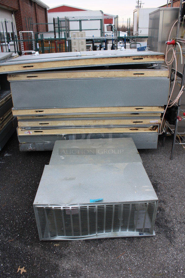 Norlake 6'x6'x6' SELF CONTAINED Walk In Cooler Box w/ Floor, Norlake Model CPB0751C-A Compressor and Copeland Model RS47C2-IAV-102 Condenser. 208/230 Volts, 1 Phase. Gallery Picture Is Unit Before Disassembly - Image 2 of 10