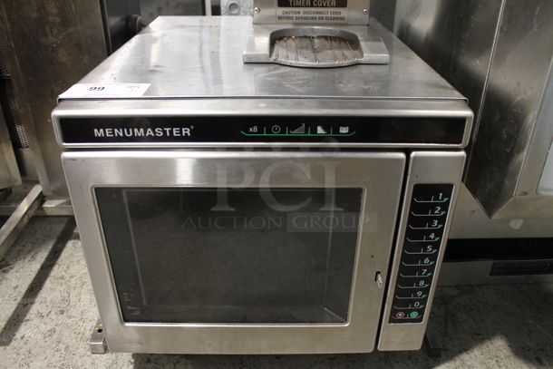 Menumaster Stainless Steel Commercial Countertop Microwave Oven. - Image 1 of 3