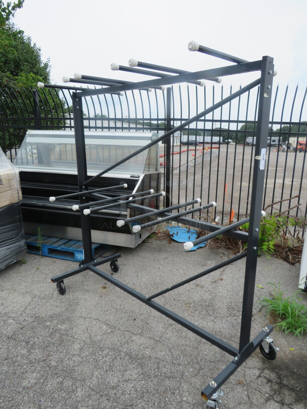 One Folding Chair Transport On Casters. 66X36X70 - Image 2 of 2