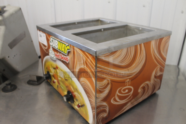 2013 Duke CSW-2-T-AM Stainless Steel Commercial Countertop 2 Well Soup Warmer. 120 Volts, 1 Phase. Tested and Working! - Image 3 of 4