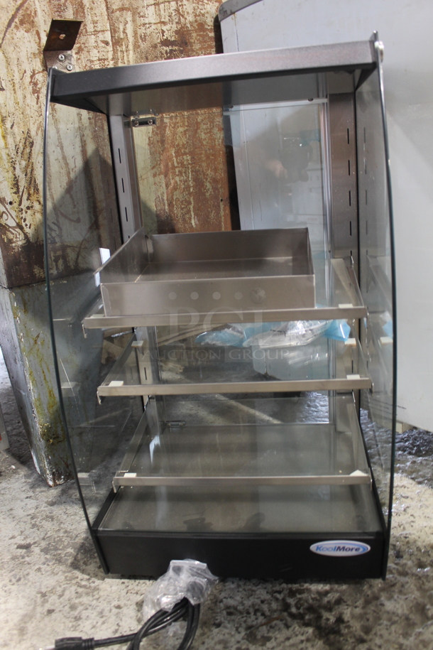 BRAND NEW SCRATCH AND DENT! KoolMore DC-3CB Metal Commercial Countertop Dry Display Case Merchandiser. 110-120 Volts, 1 Phase. - Image 4 of 9