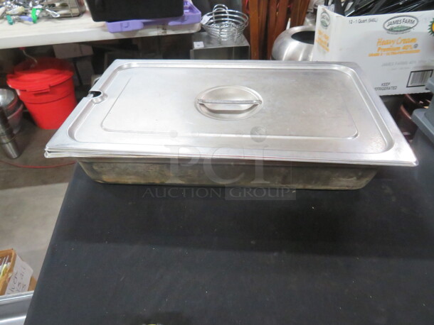 Full Size 4 Inch Deep Hotel Pan With Lid. 2XBID - Image 1 of 1