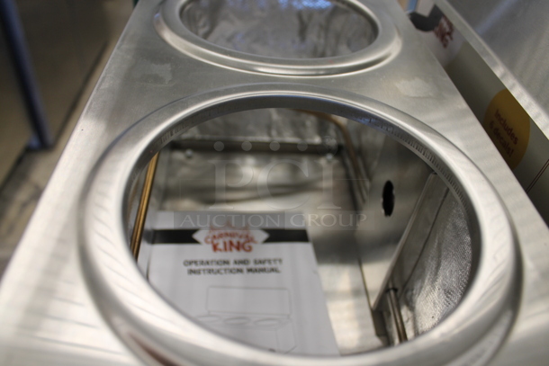 Carnival King 381CDPW2 Stainless Steel Commercial Countertop Cone Dip Warmer. 120 Volts, 1 Phase.  - Image 3 of 7