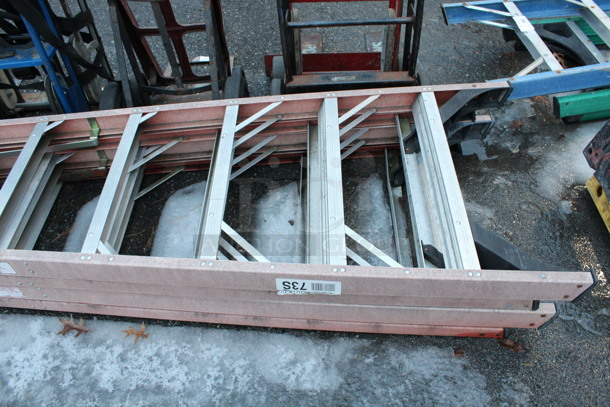 2 Werner Orange 10' Ladders. 2 Times Your Bid! - Image 2 of 5