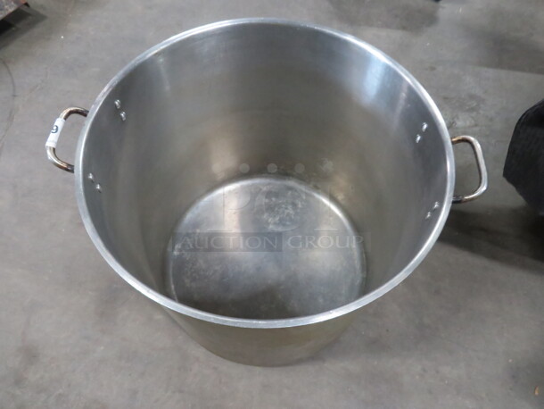 One Stainless Steel Stock Pot. 20.5X20 - Image 2 of 2