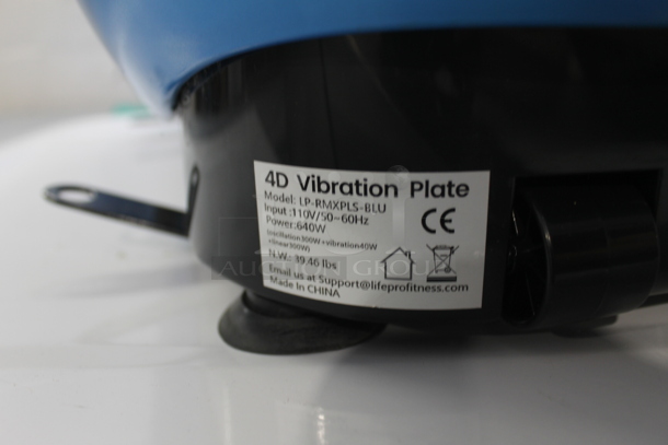 6 Lifepro LP-RMXPLS-BLU Metal Countertop 4D Vibration Plates. 110 Volts, 1 Phase. 6 Times Your Bid! - Image 6 of 8