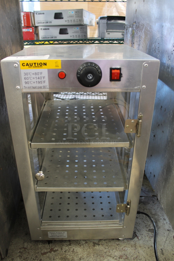 Metal Countertop Warming Display Merchandiser. Tested and Working! - Image 1 of 4