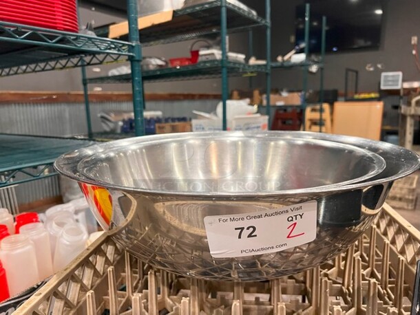 Stainless Steel Nested Mixing Bowls
19"/16" Brand New  - Image 1 of 2