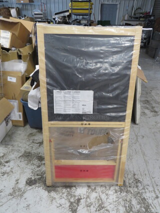 One NEW Ikea Wooden Dry Erase/Chalkboard. 24.5X48