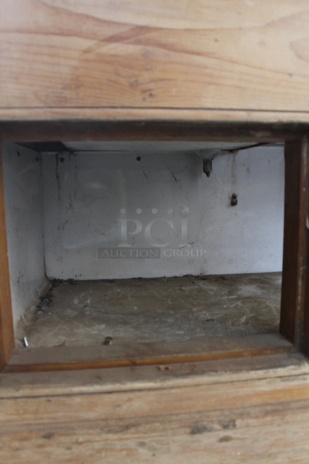 ANTIQUE! The Eddy Refrigerator Wooden 4 Door Cooler. Cannot Test Due To Missing Power Cord

 - Image 9 of 10