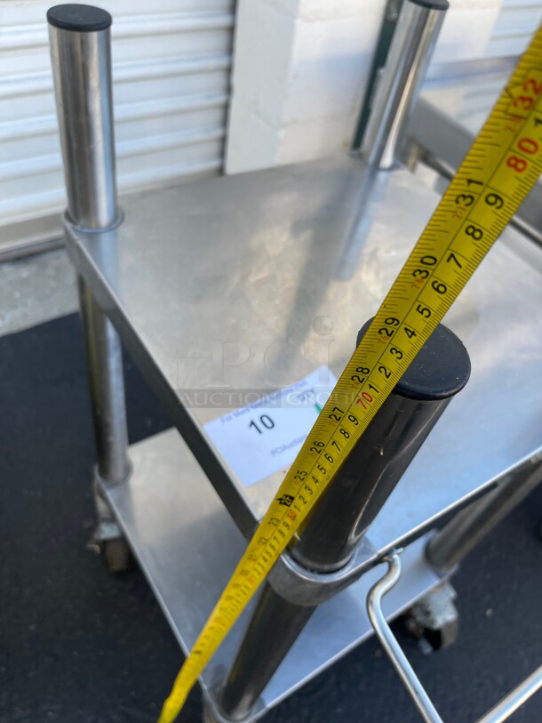 Clean! Commercial Rice Warmer or Rice Cooker Stainless Steel Stand NSF On Casters  - Image 7 of 7