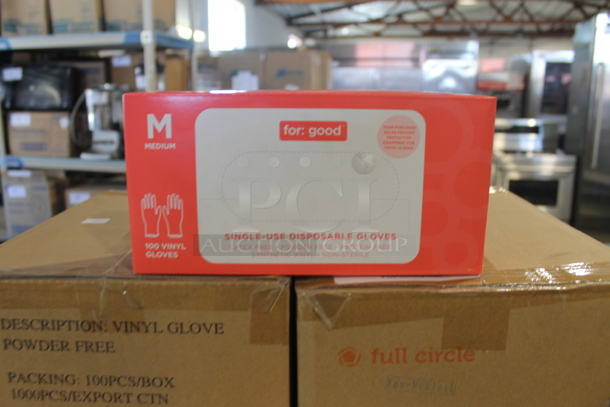 4 BRAND NEW! Cases of 10 Boxes of Medium Single Use Disposable Gloves. 4 Times Your Bid! - Image 3 of 4